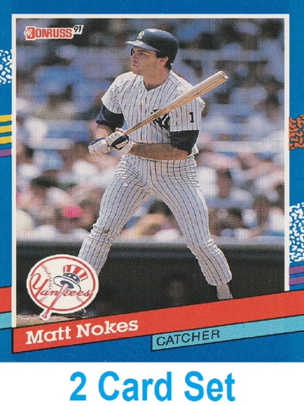 Matt Nokes Baseball Card Collection